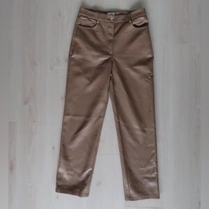 Wilfred The Melina Vegan Leather Pant - Size 6 - Caramel Brown